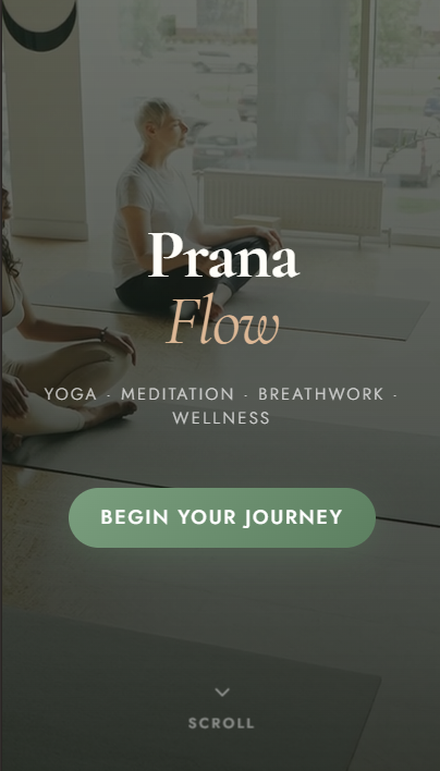 Yoga and Wellness Digital Card